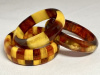 SZ2 Shultz tortoise & cloudy marbled applejuice bakelite bangles